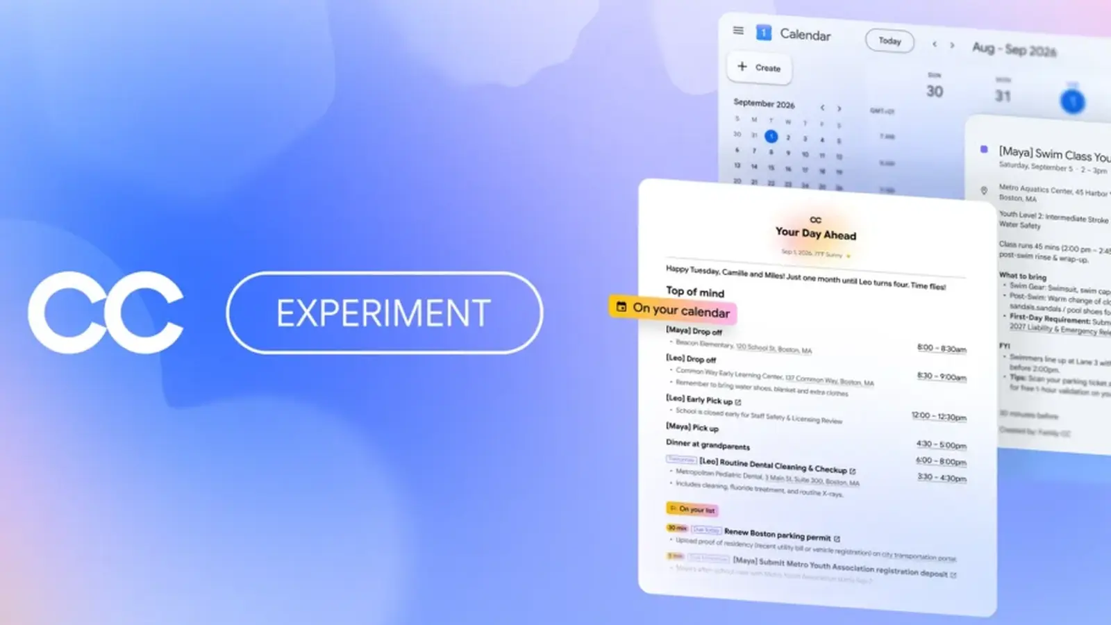 Google CC devient un organisateur familial intelligent