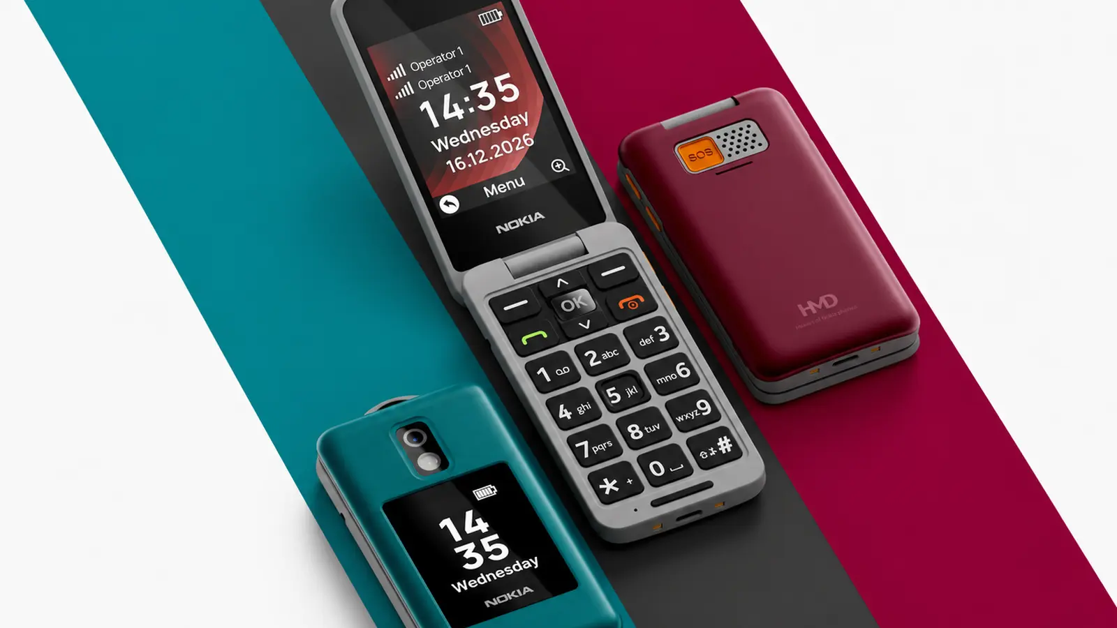 Nokia 2360 Flip : sécurité et simplicité pour tous