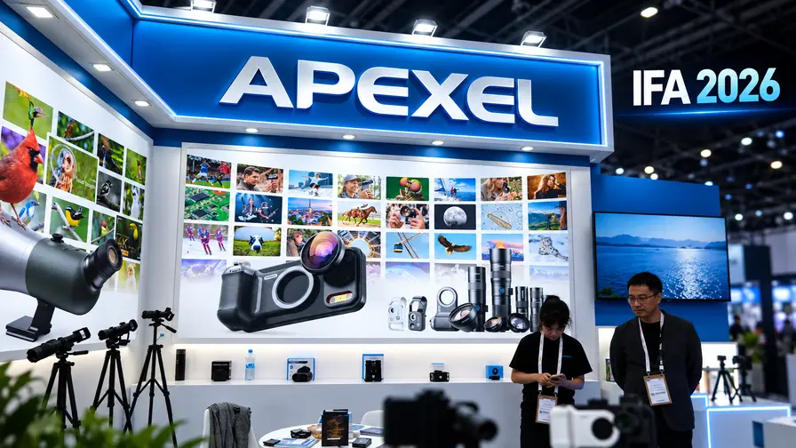 Apexel dévoile ses optiques mobiles et IA à l’IFA