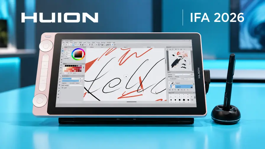 Huion à l’IFA 2026 : écrans et tablettes créatives