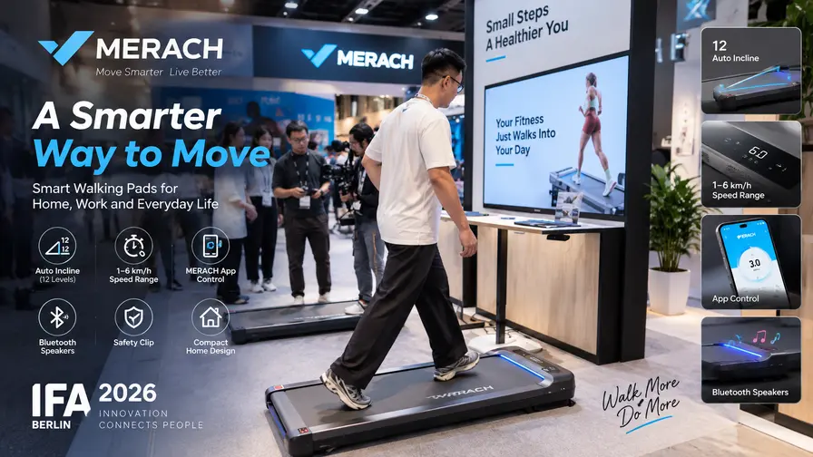 MERACH : le tapis de marche compact de l’IFA 2026