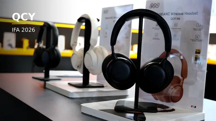 QCY à l’IFA 2026 : écouteurs et casques pour tous