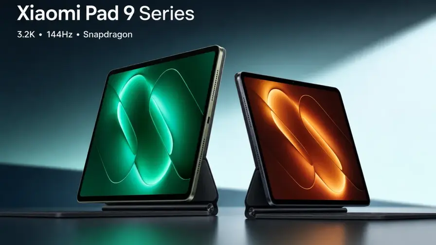 Xiaomi Pad 9 et Pad 9 Pro : écrans 144 Hz et Wi-Fi 7