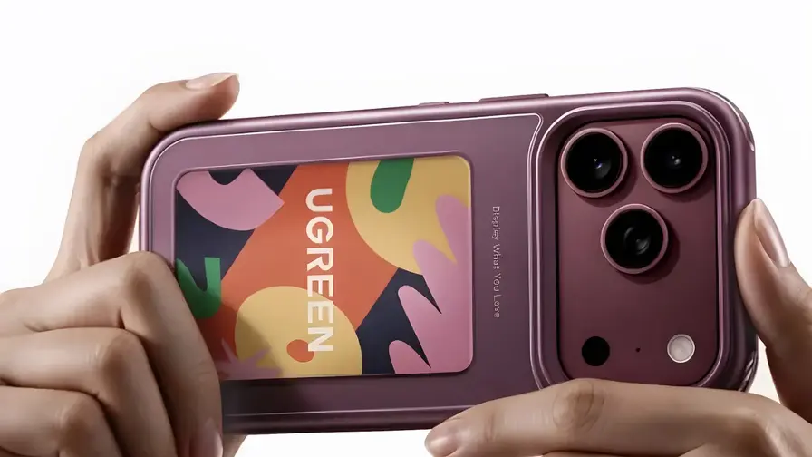 Ugreen lance une coque iPhone à écran e-ink couleur